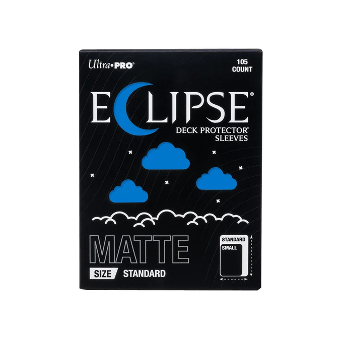 ECLIPSE - Matte Standard DECK PROTECTOR  Sleeves: Pacific Blue - 105ct
