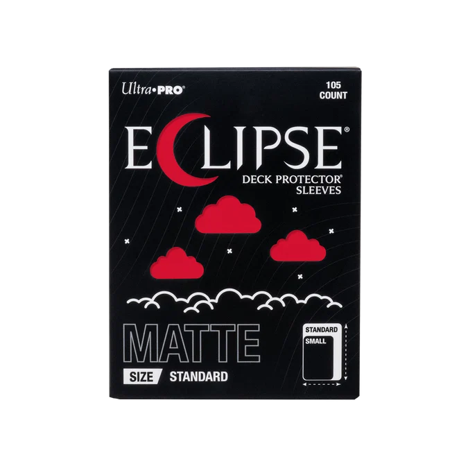 ECLIPSE® Matte Standard DECK PROTECTOR® Sleeves: Apple Red - 105ct