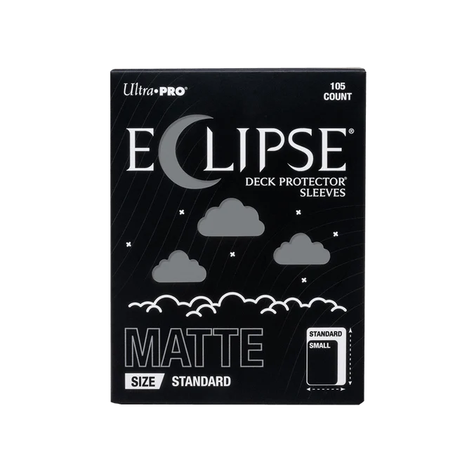 ECLIPSE® Matte Standard DECK PROTECTOR® Sleeves: Smoke Grey - 105ct