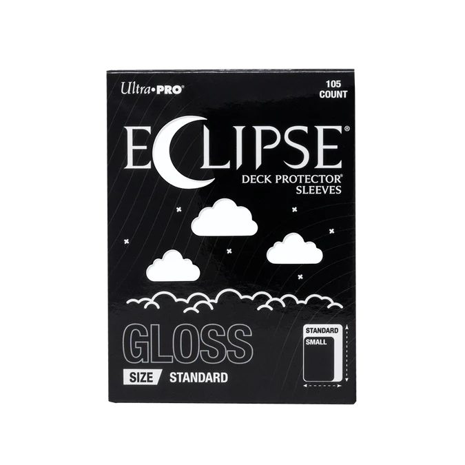 ECLIPSE® Gloss Standard DECK PROTECTOR® Sleeves: Arctic White - 105ct