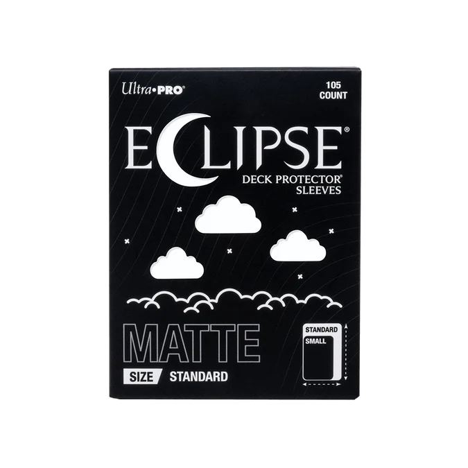 ECLIPSE® Matte Standard DECK PROTECTOR® Sleeves: Arctic White - 105ct