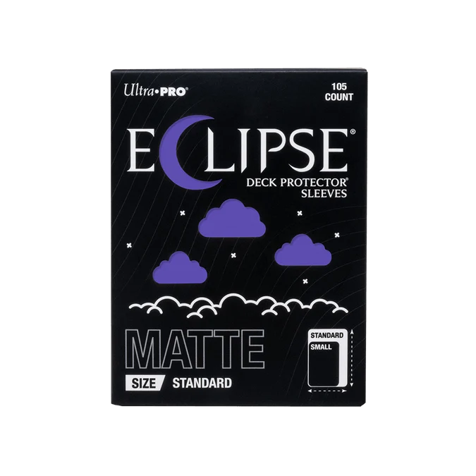 ECLIPSE® Matte Standard DECK PROTECTOR® Sleeves: Royal Purple - 105ct