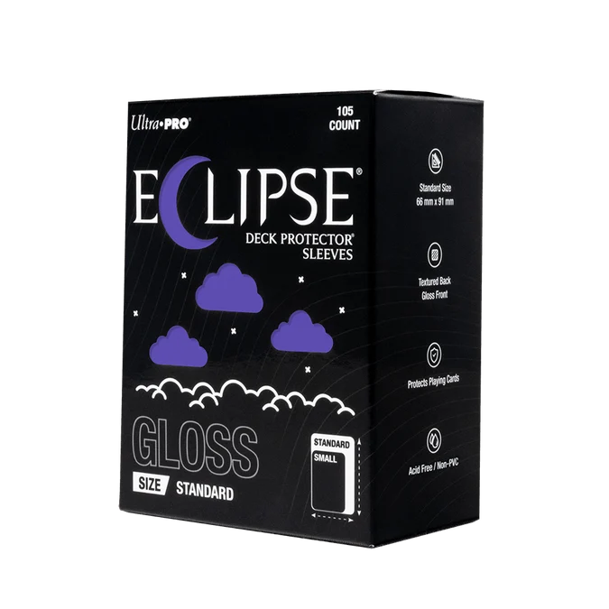 ECLIPSE® Gloss Standard DECK PROTECTOR® Sleeves: Royal Purple - 105ct
