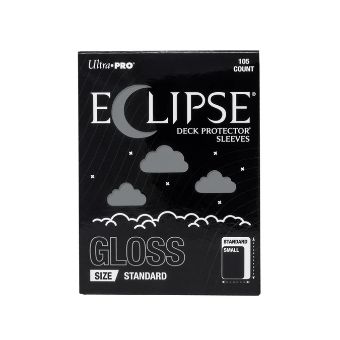 ECLIPSE® Gloss Standard DECK PROTECTOR® Sleeves: Smoke Grey - 105ct